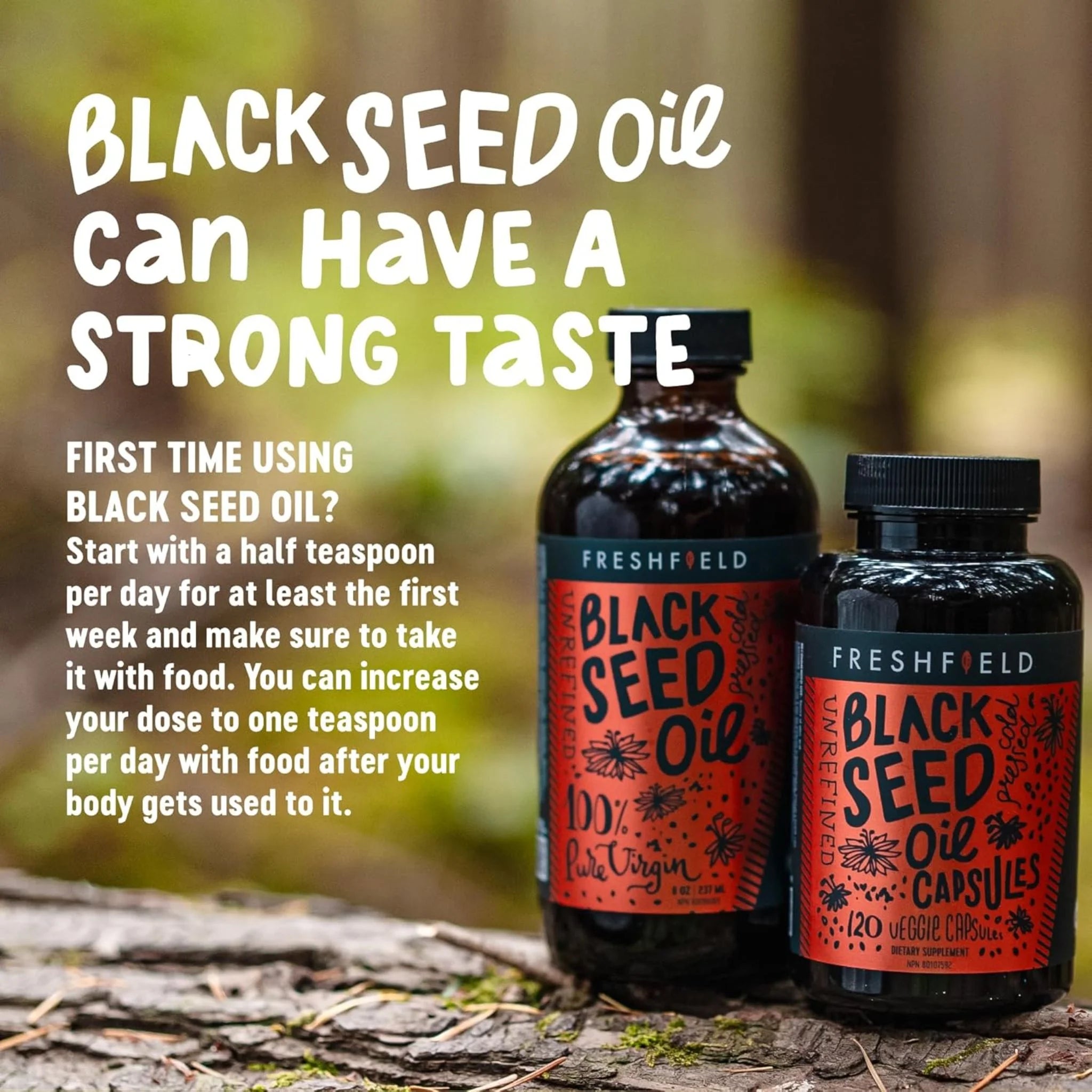 FreshField Black Seed Oil 237ml - Nature's Source Inc