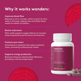 Heal + Co. Beetroot 650mg 120 Vegetarian Capsules - Nature's Source Inc