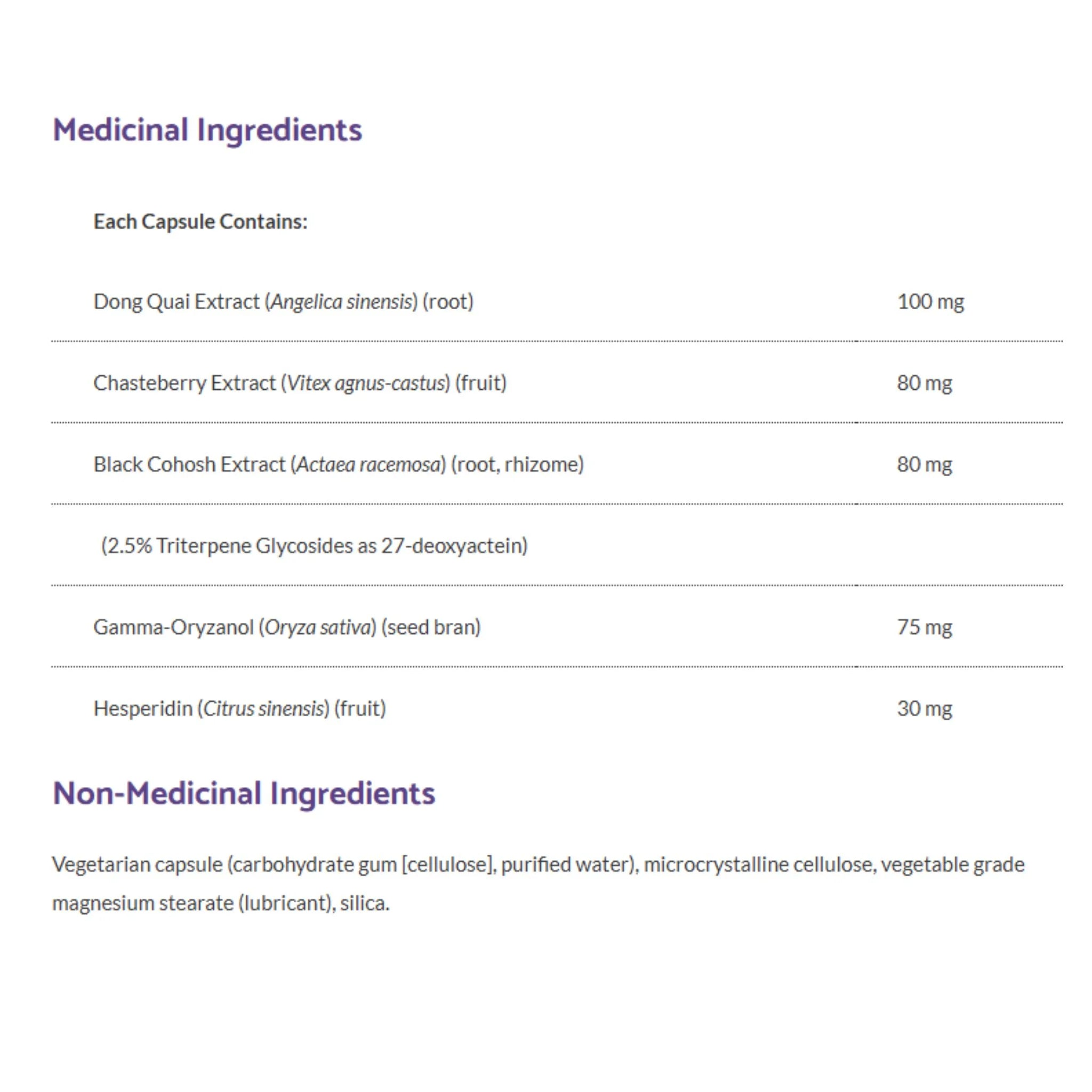 Bioclinic Naturals MenoVantage PE Phyto - Estrogen 90 Vegetarian Capsules - Nature's Source Inc