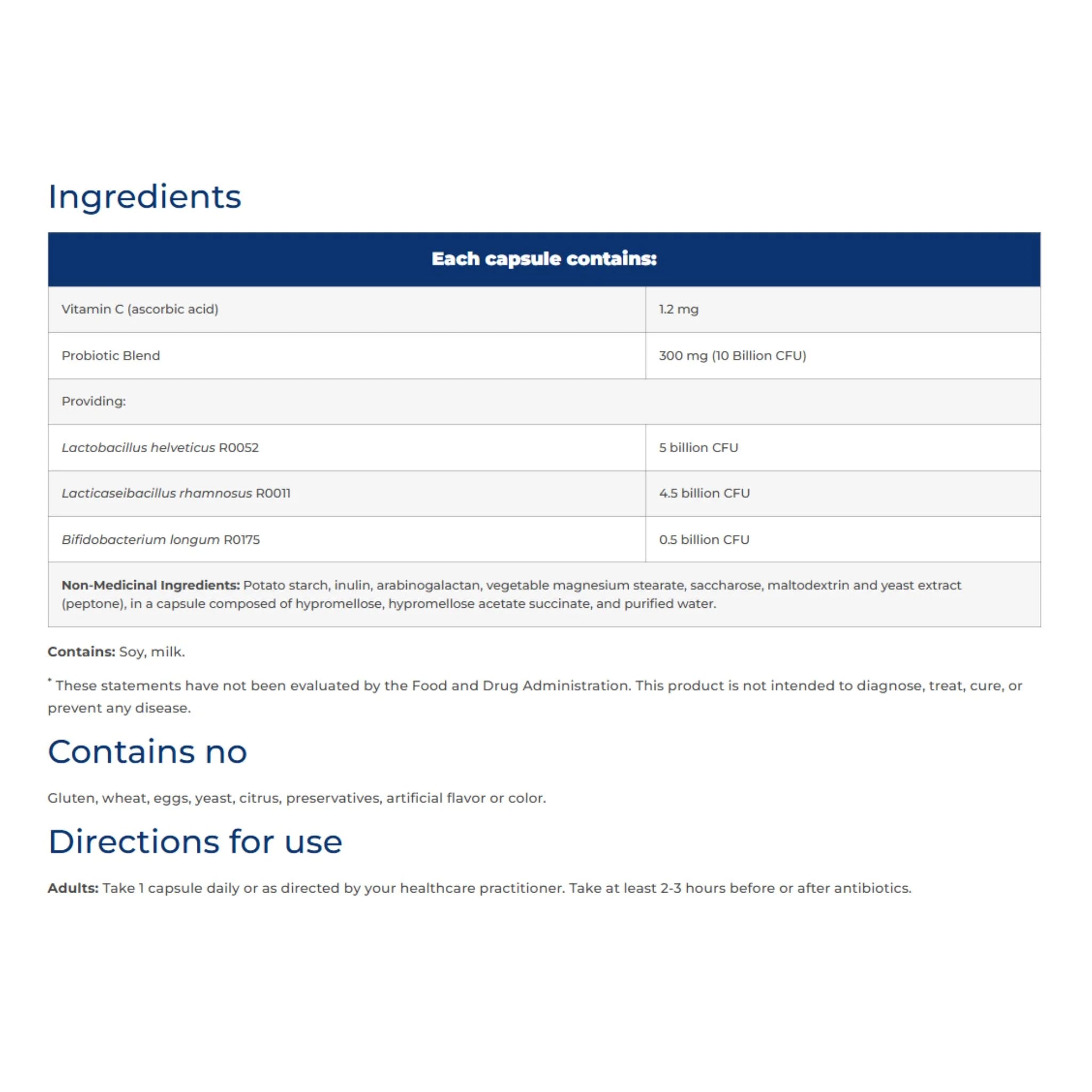 NFH ProBio Mood SAP 60 Capsules - Nature's Source Inc