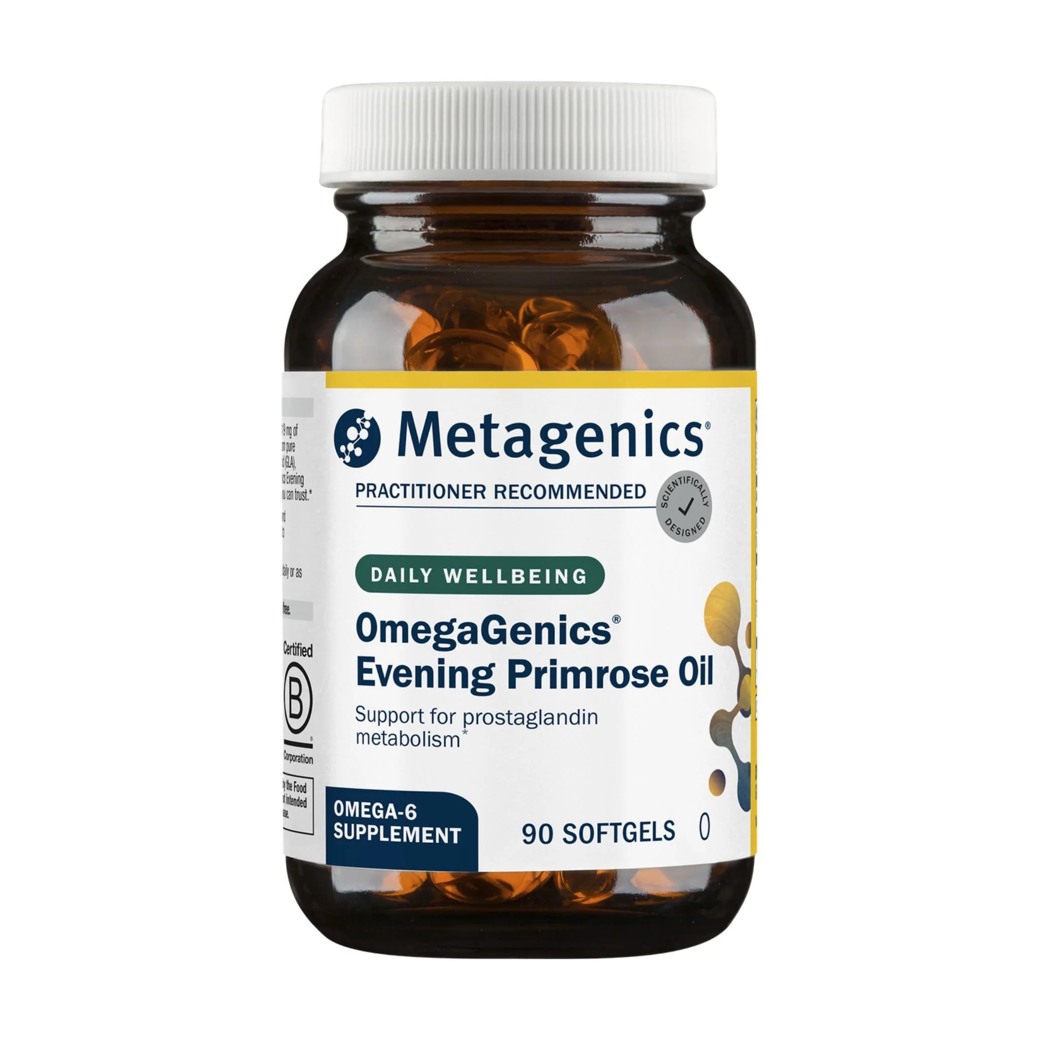 Metagenics OmegaGenics Evening Primrose Oil 90 Softgels - Nature's Source Inc