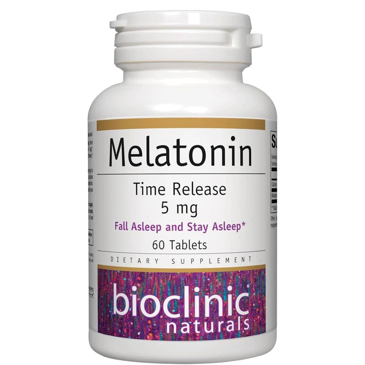 Bioclinic Naturals Melatonin Time Release 5mg 60 Tablets
