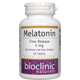 Bioclinic Naturals Melatonin Time Release 5mg 60 Tablets