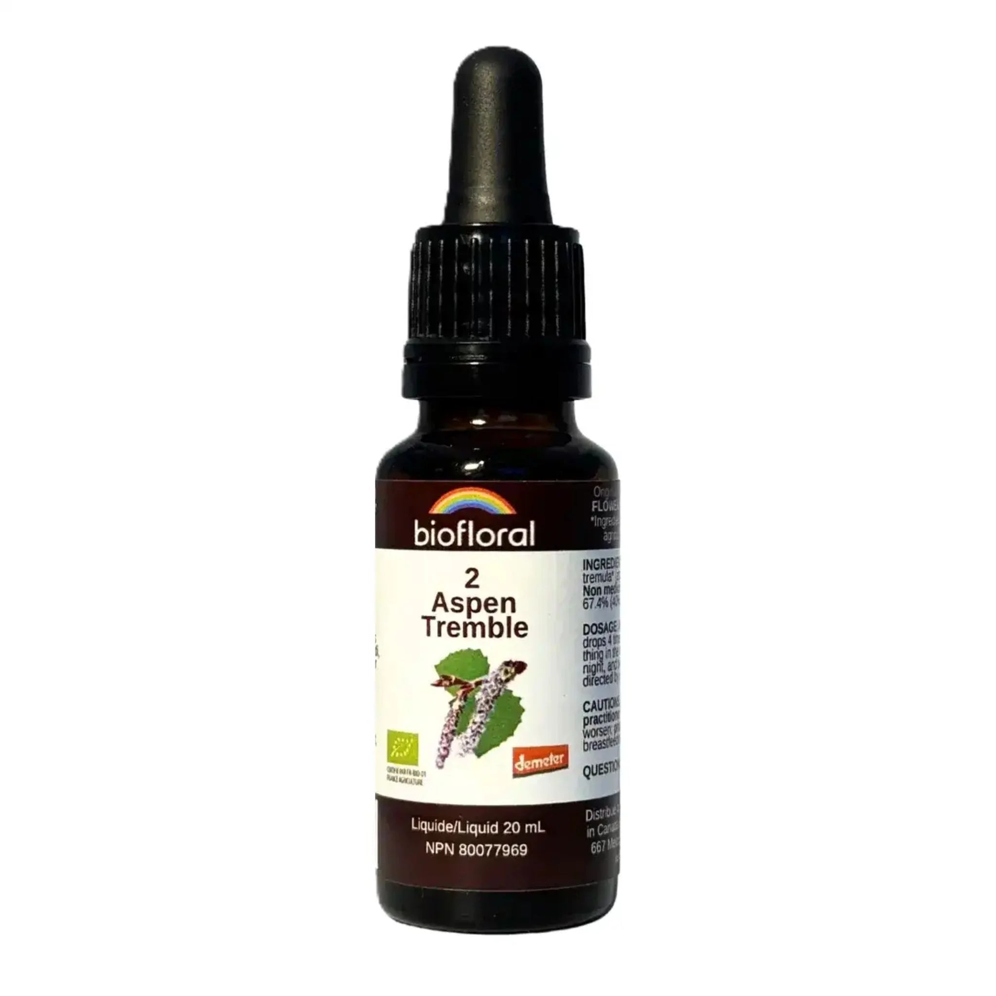Biofloral Aspen Flower Essence Remedy 20ml