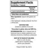 Biotics Research L-Lysine HCl 180 Capsules
