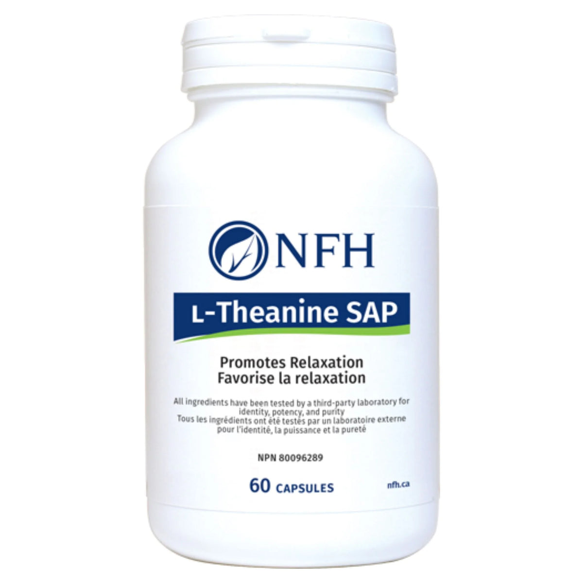 NFH L Theanine SAP 60 Capsules - Nature's Source Inc