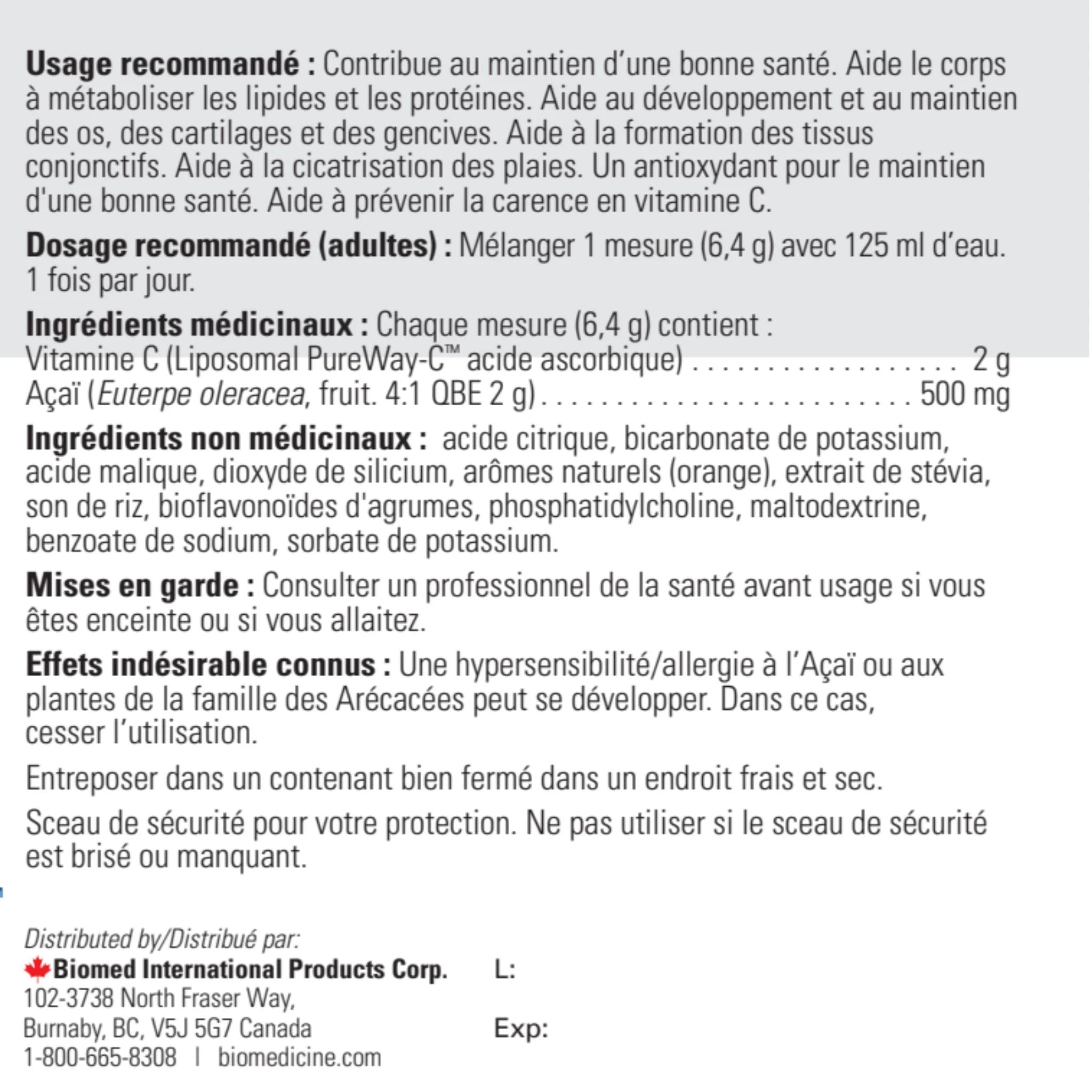 Biomed C Boost 200g