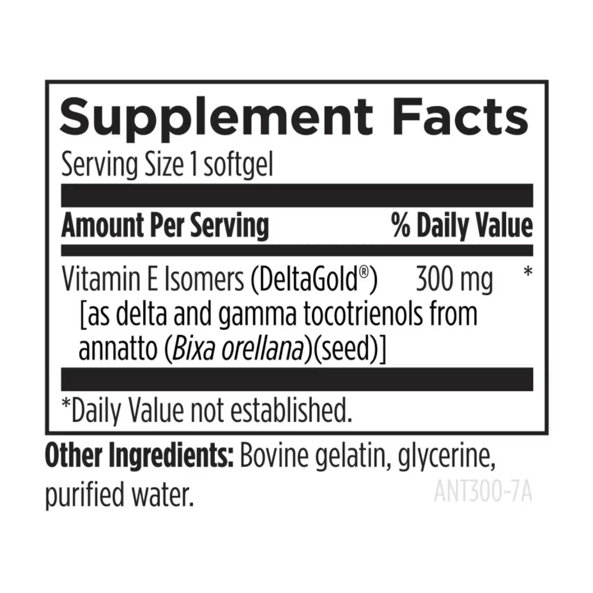 Designs for Health Annatto - E™ 300 30 Softgels - Nature's Source Inc
