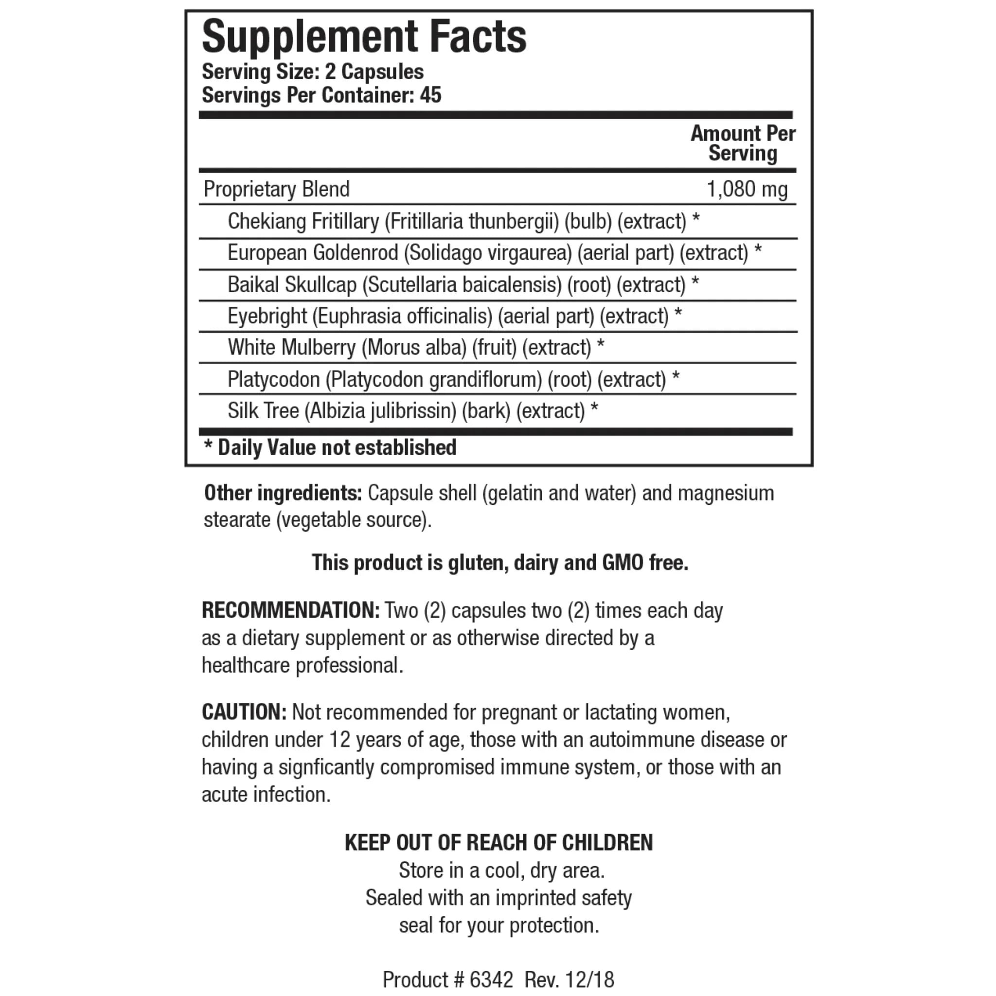 Biotics Research Histoplex-AB 90 Capsules