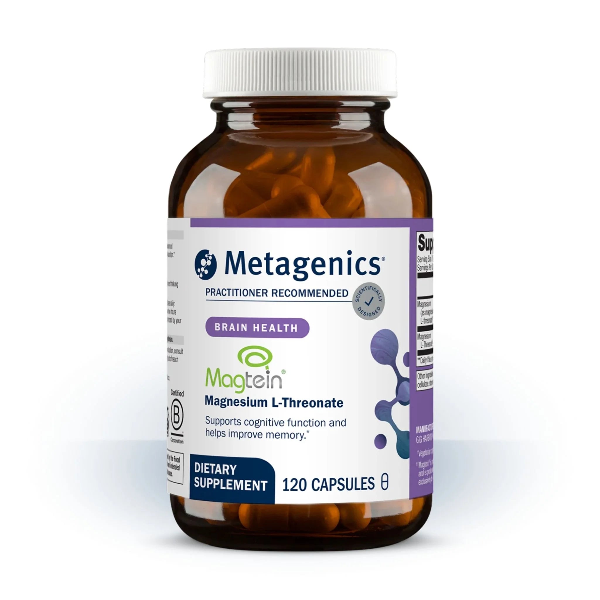 Metagenics Mag L - Threonate 120 Capsules - Nature's Source Inc