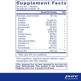Pure Encapsulations Digestive Enzymes Ultra with Betaine 90 Capsules - Nature's Source Inc