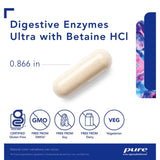 Pure Encapsulations Digestive Enzymes Ultra with Betaine 90 Capsules - Nature's Source Inc