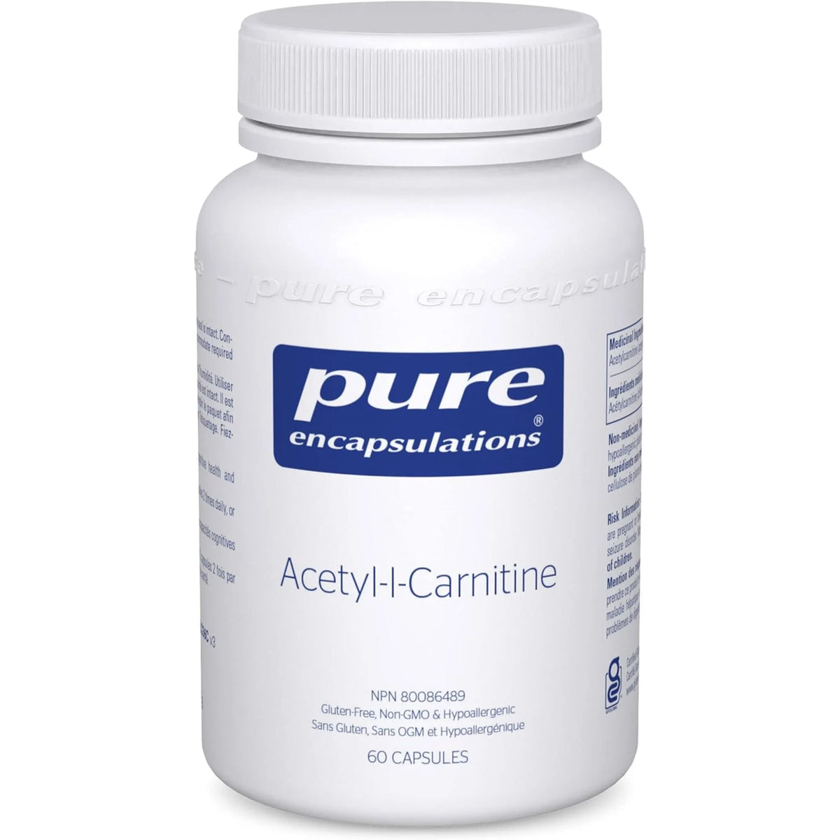 Pure Encapsulations Acetyl-l-Carnitine 60 Veg-Caps