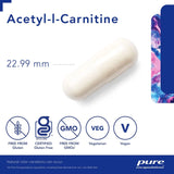 Pure Encapsulations Acetyl-l-Carnitine 60 Veg-Caps
