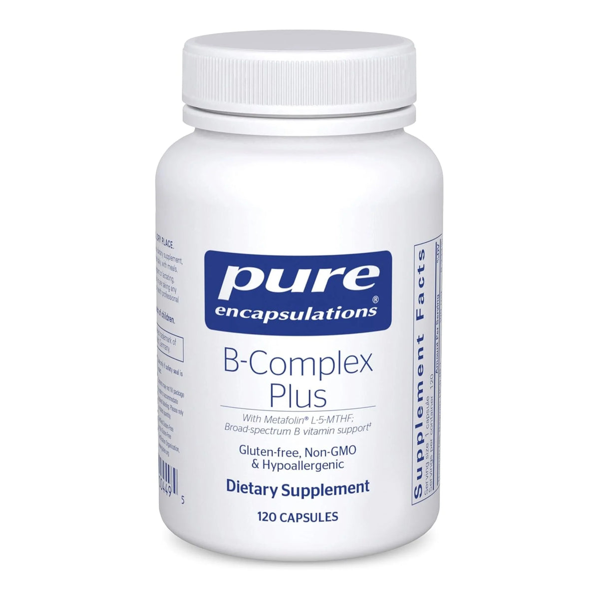 Pure Encapsulations B - Complex Plus 120 Veg - Caps - Nature's Source Inc