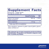 Pure Encapsulations Vitamin E Mixed Tocopherol 90 Veg-Caps
