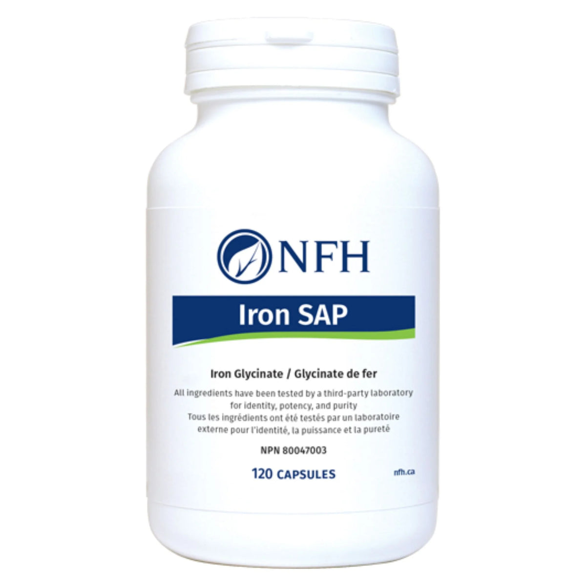 NFH Iron SAP 120 Veg - Caps - Nature's Source Inc