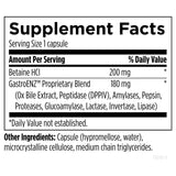 Designs for Health Digestzymes™ 180 Capsules - Digestive Enzymes With Betaine HCl Helps in Protein and Fat Digestion, Gas & Bloating Relief - Nature's Source Inc