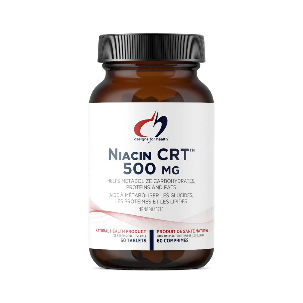 Designs for Health Niacin CRT 60 Tablets