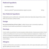 Bioclinic Naturals Berberine LipoMicel 500mg 60 Liquid Softgels - Nature's Source Inc