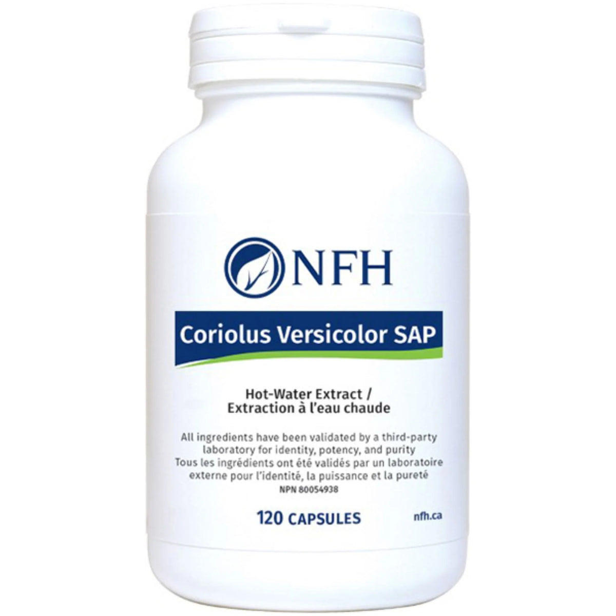NFH Coriolus Versicolor SAP 500mg 120 Capsules