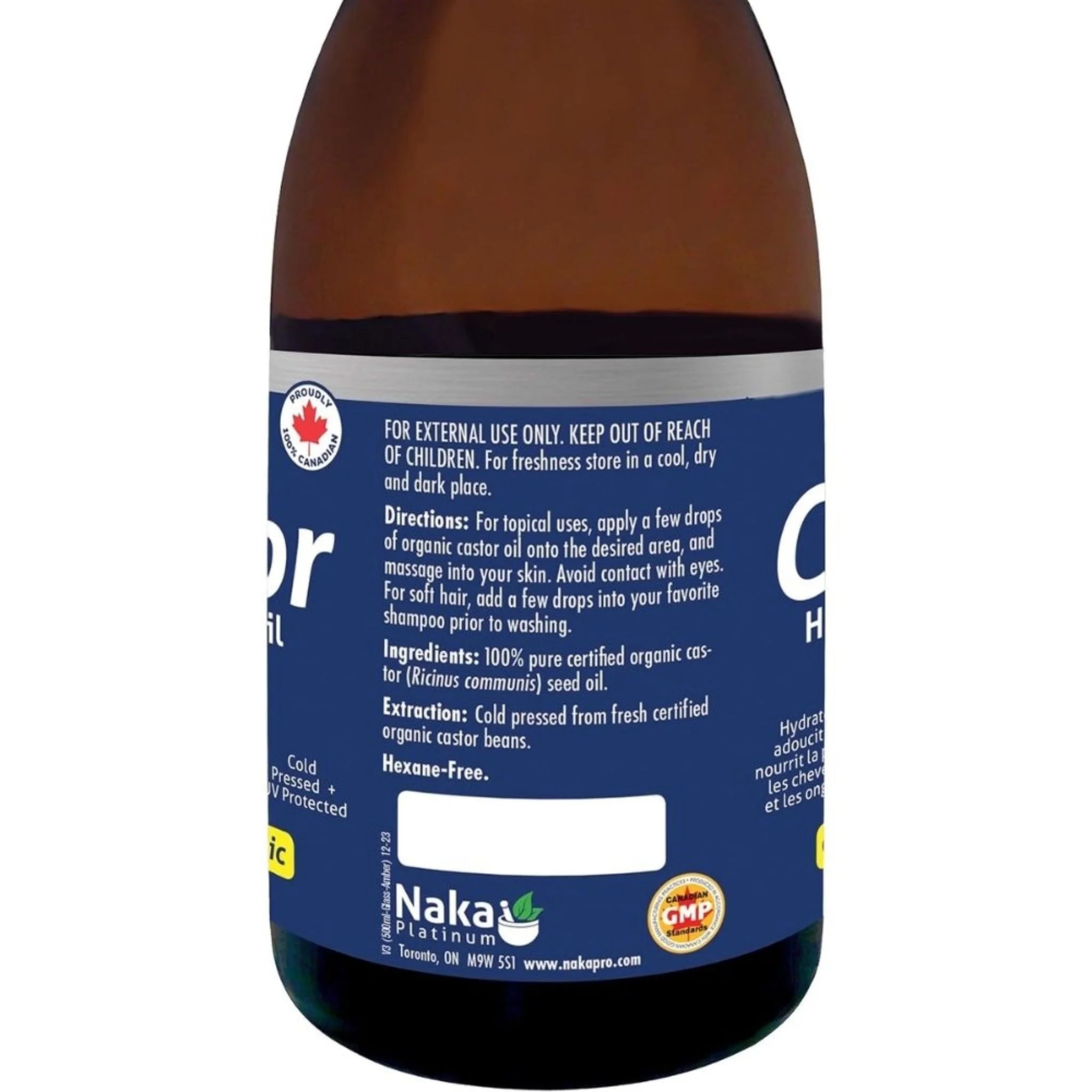 Naka Platinum Organic Castor Oil 300ml