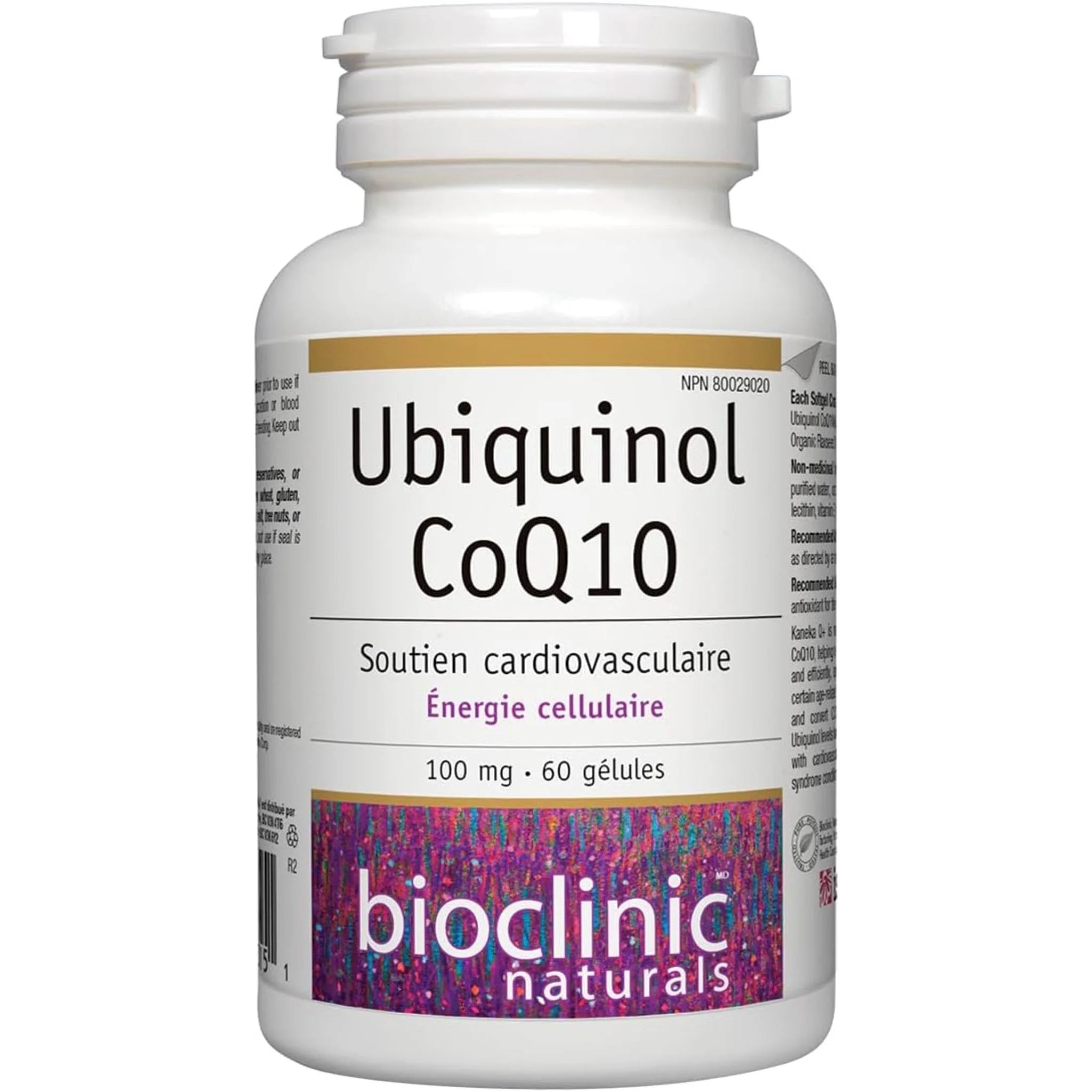 Bioclinic Naturals Ubiquinol CoQ10 200mg 60 Softgels - Nature's Source Inc