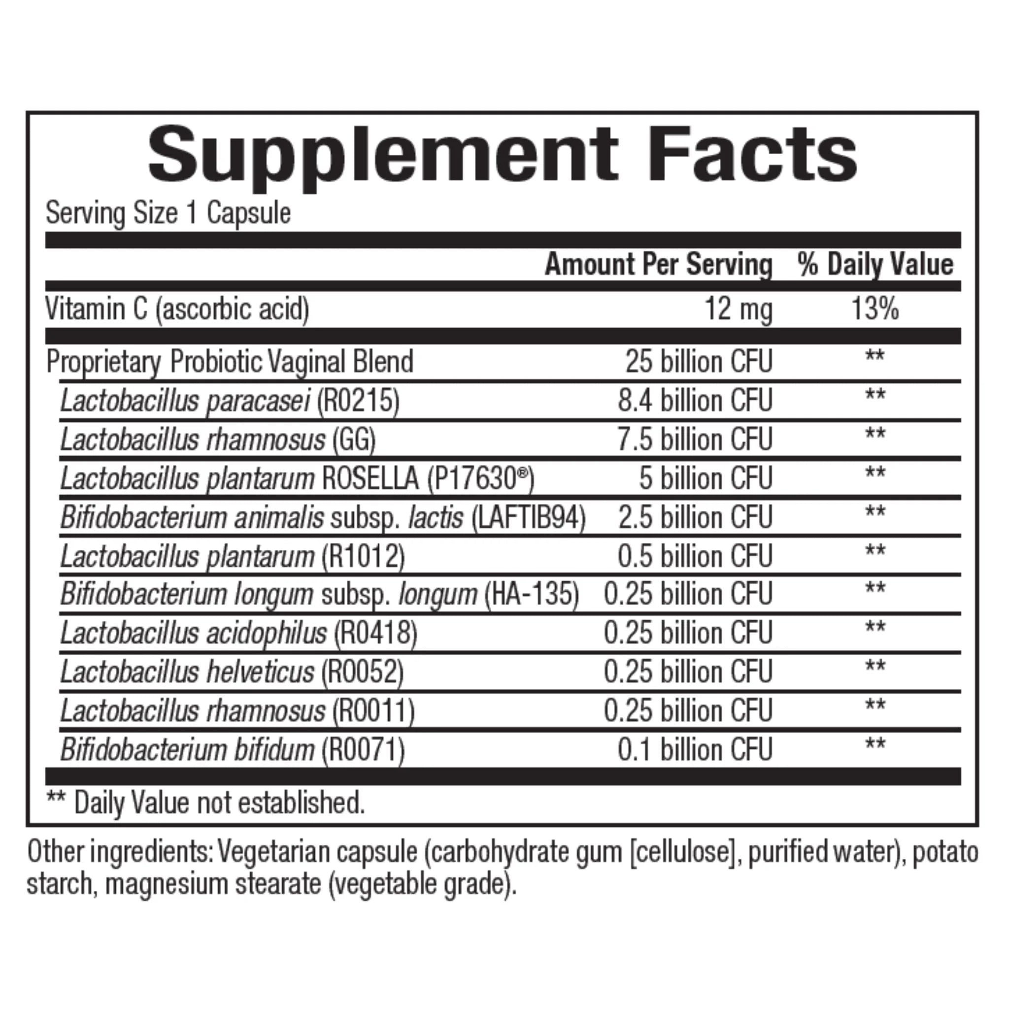 Bioclinic Naturals Women's Health Probiotic 30 Vegetarian Capsules - Nature's Source Inc