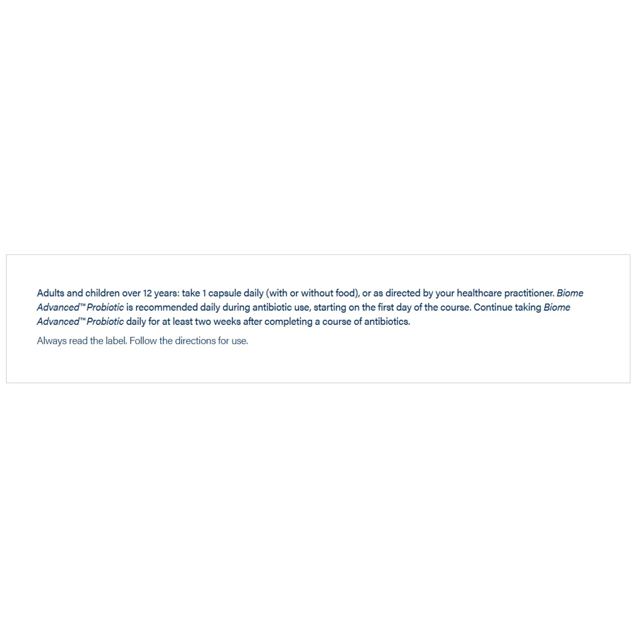 Activated Probiotics Biome Advanced 30c - Nature's Source Inc