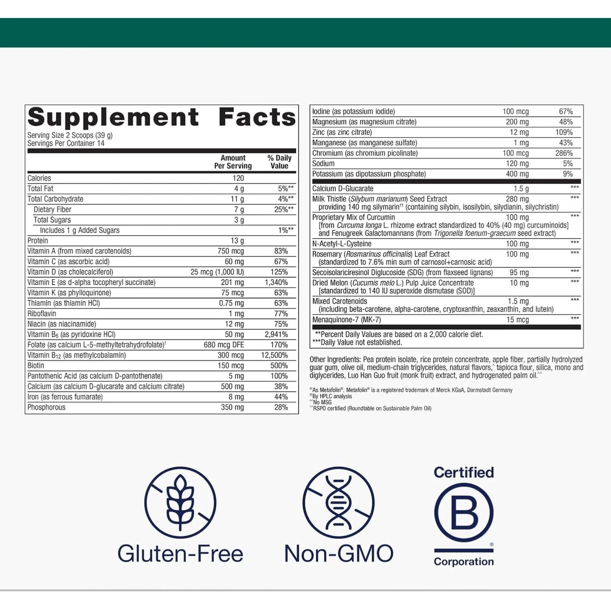 Metagenics Axis Endo Mango 546g - Nature's Source Inc