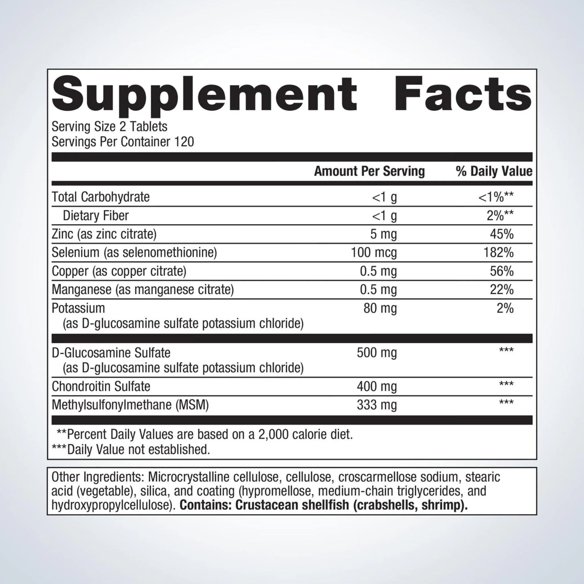 Metagenics ChondroCare 240 Tablets - Nature's Source Inc