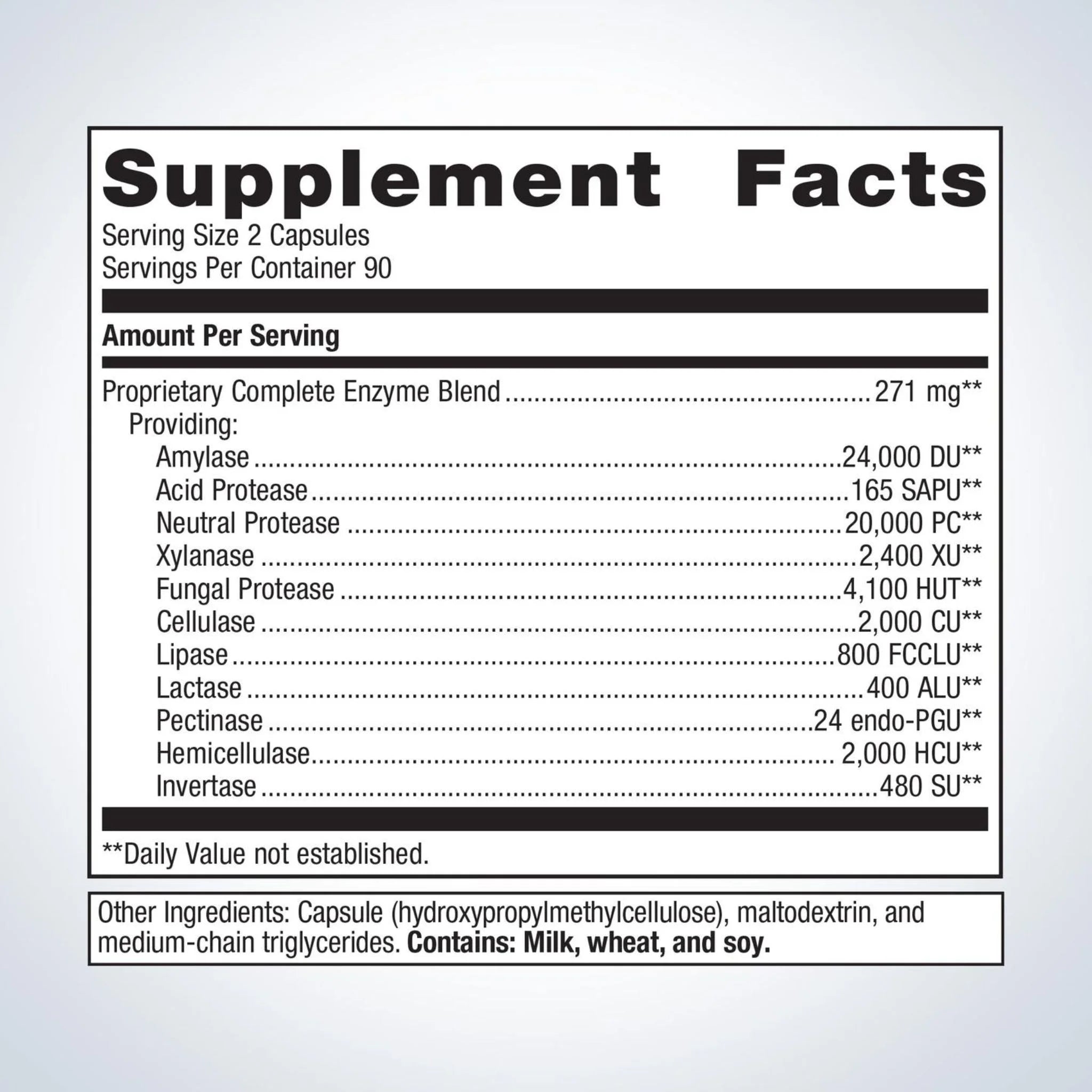 Metagenics SpectraZyme Complete 180 Capsules - Nature's Source Inc