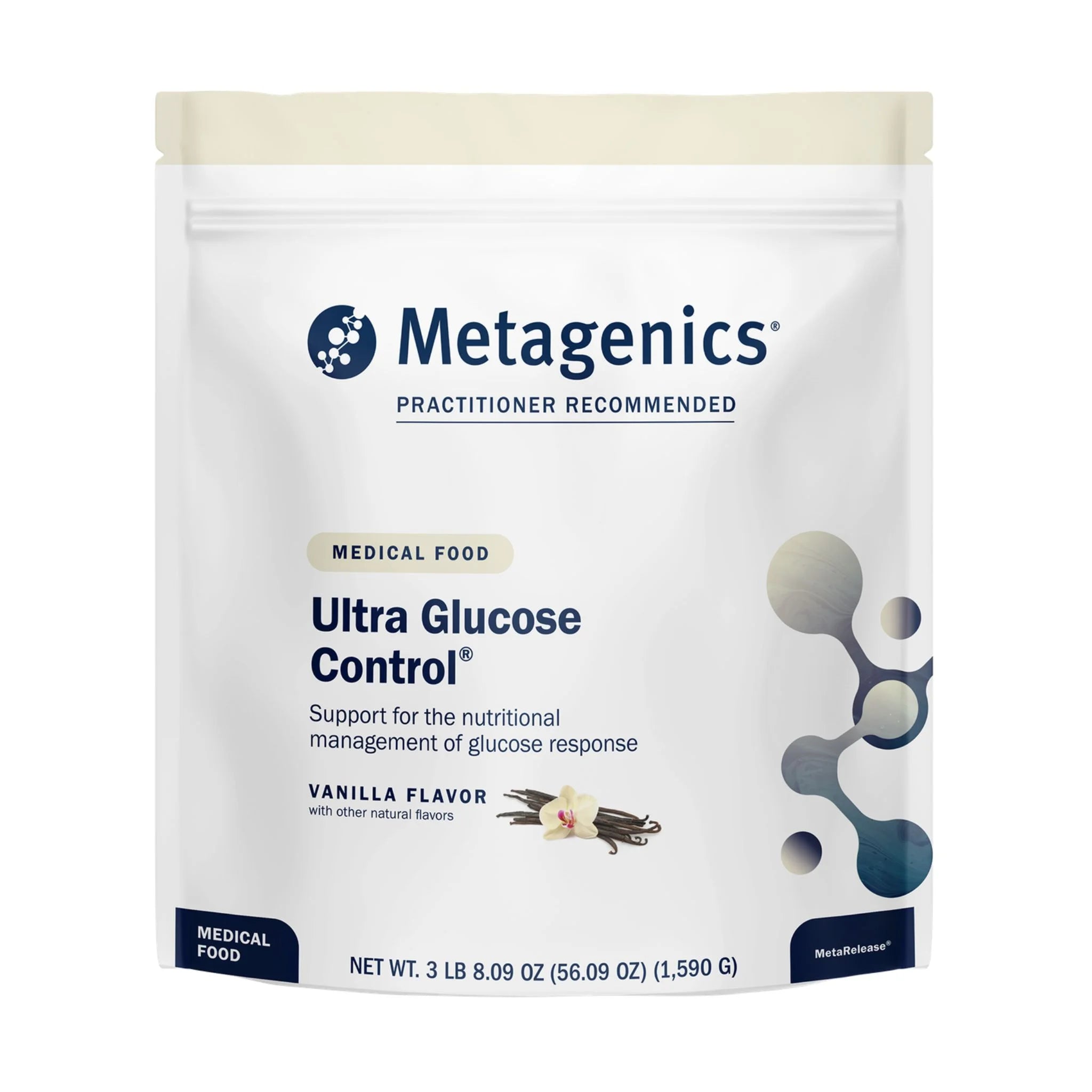 Metagenics Ultra Glucose Control Vanilla 1590g - Nature's Source Inc