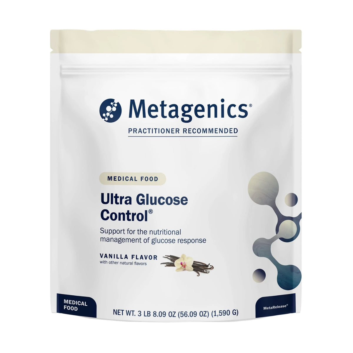 Metagenics Ultra Glucose Control Vanilla 1590g - Nature's Source Inc