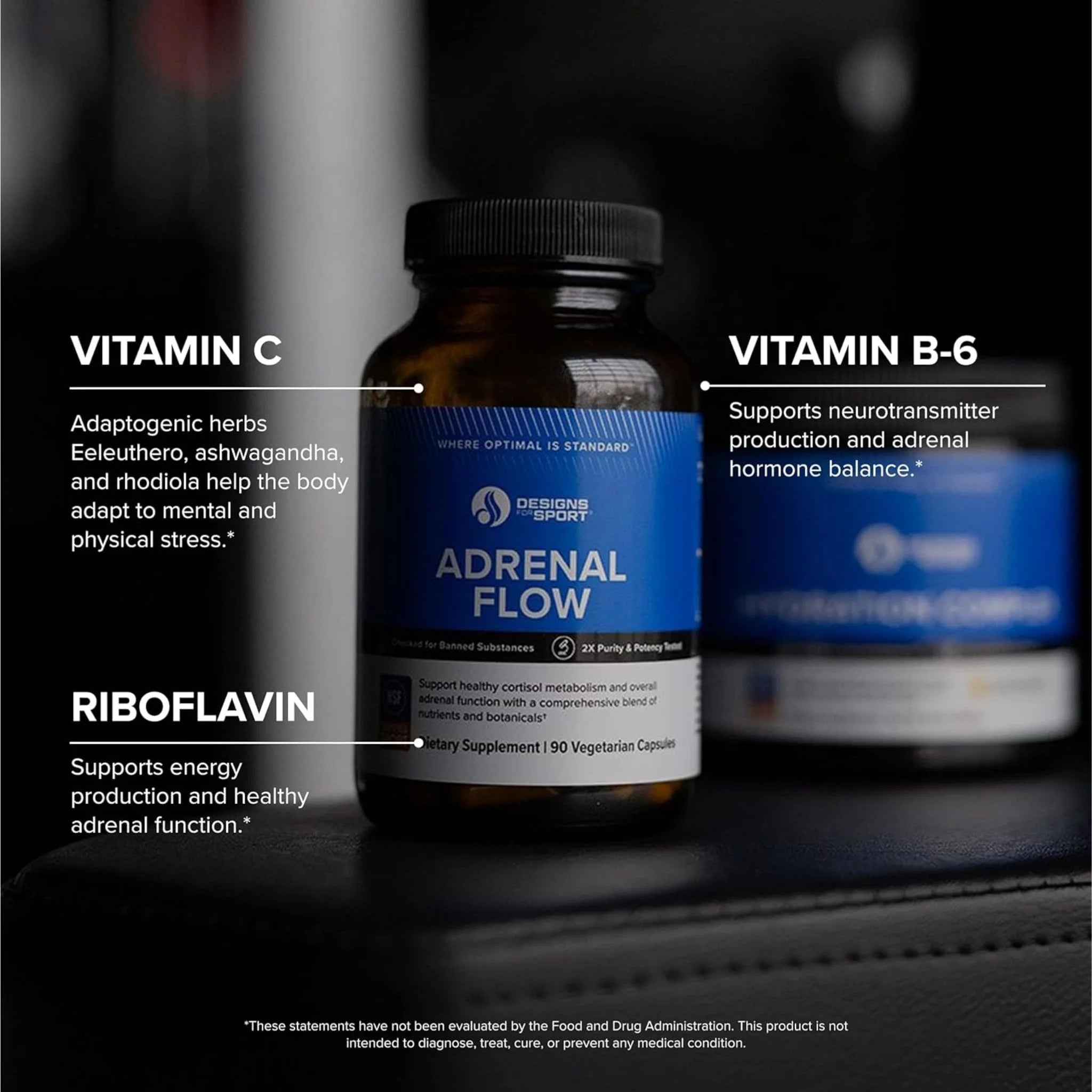 Designs For Sport Adrenal Flow 90 Vegetarian Capsules