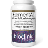 Bioclinic Naturals ElementAll Biologicl Diet Vanilla Coconut 1350g - Nature's Source Inc