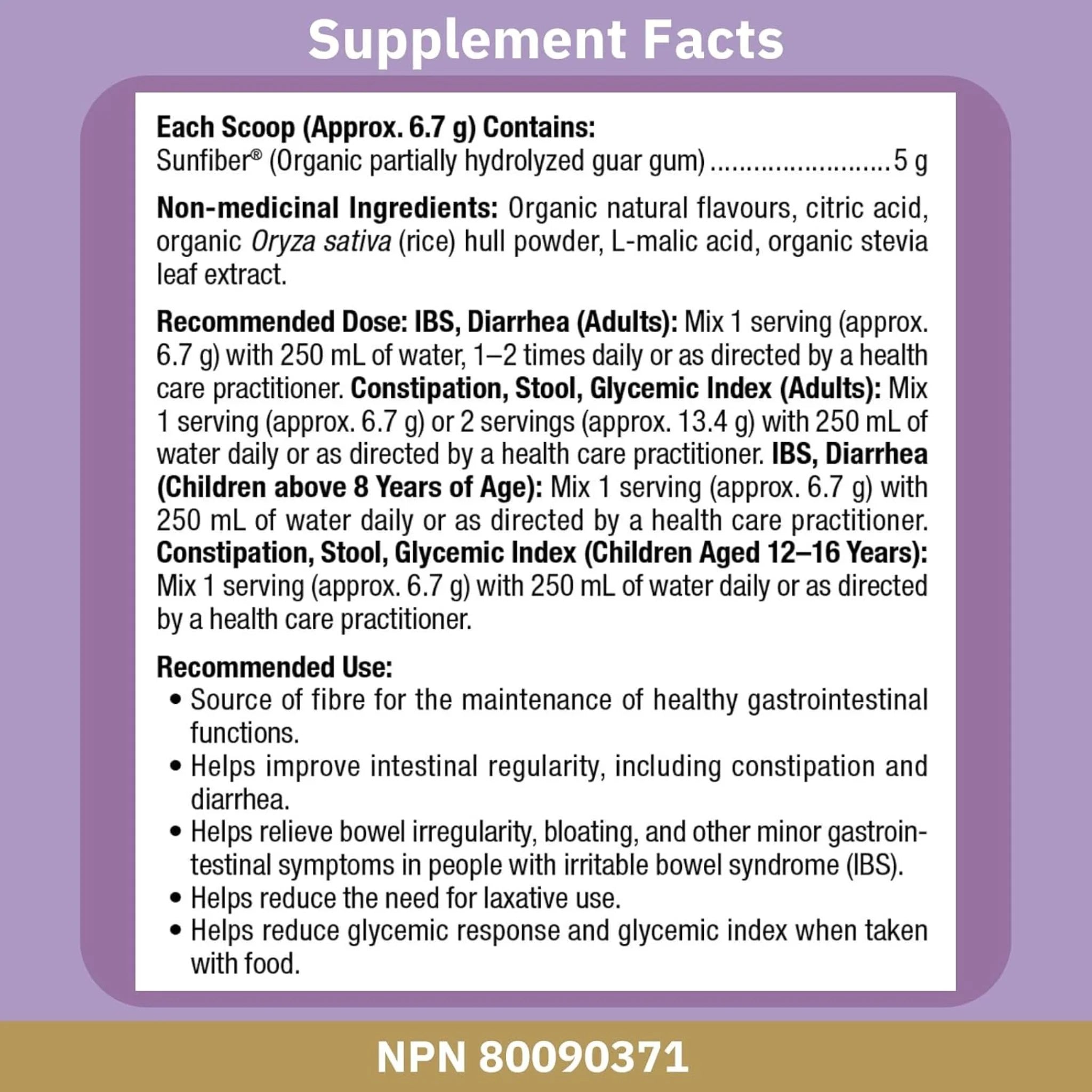 Bioclinic Naturals Organic Fibre-Pro 268g