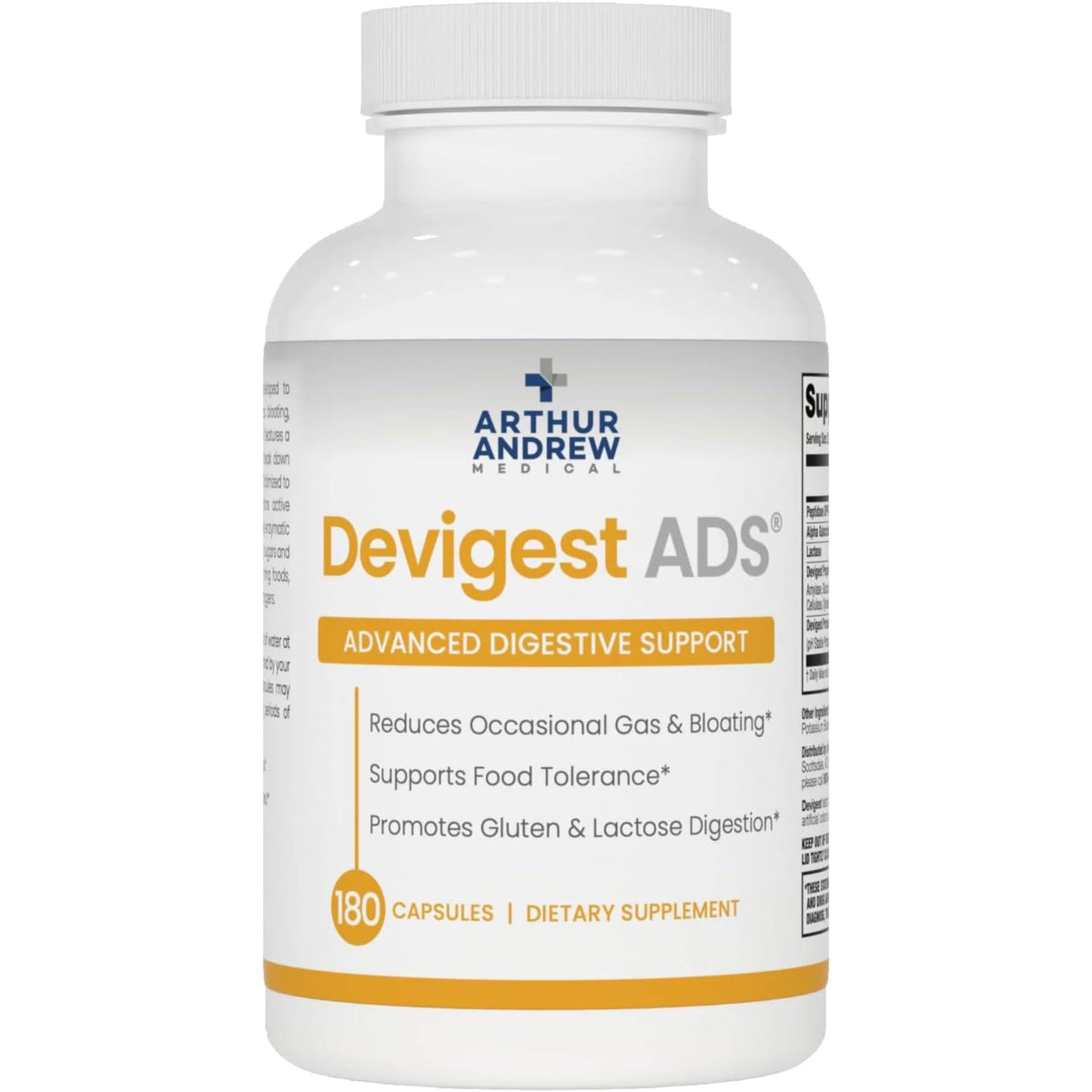 Arthur Andrew Medical Devigest 180 Capsules