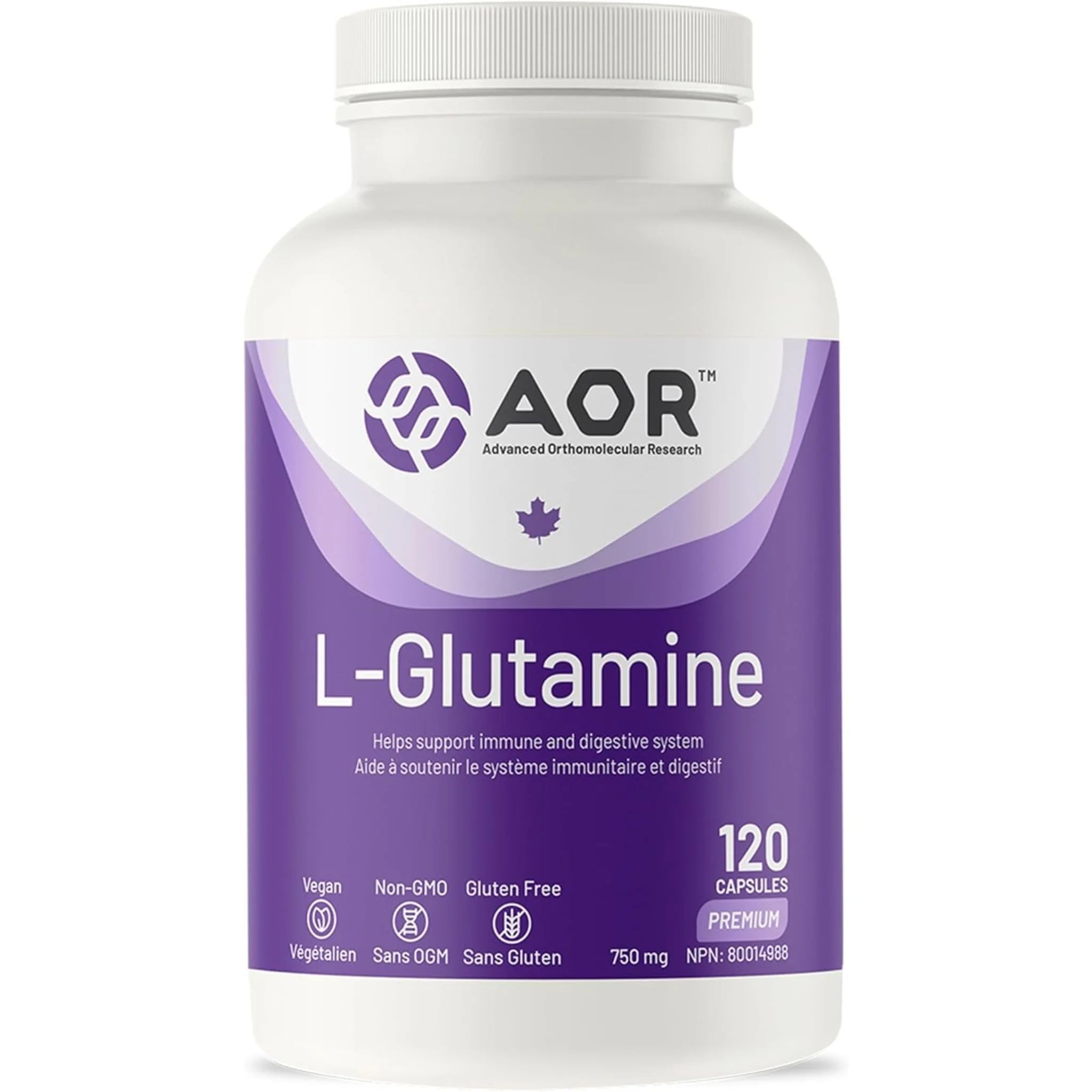 AOR L-Glutamine 120 Veg-Caps - Nature's Source Inc