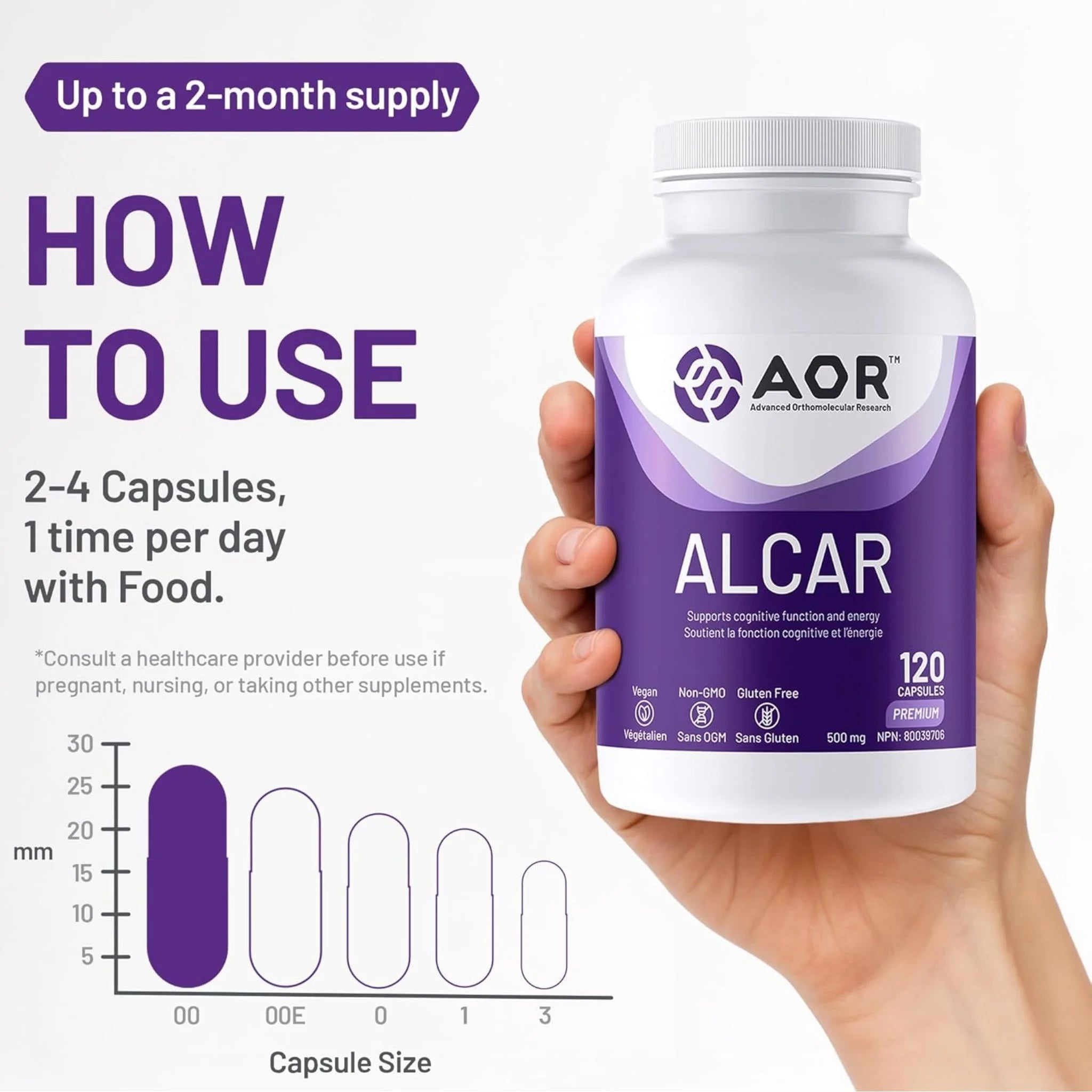 AOR Alcar 120 Veg-Caps