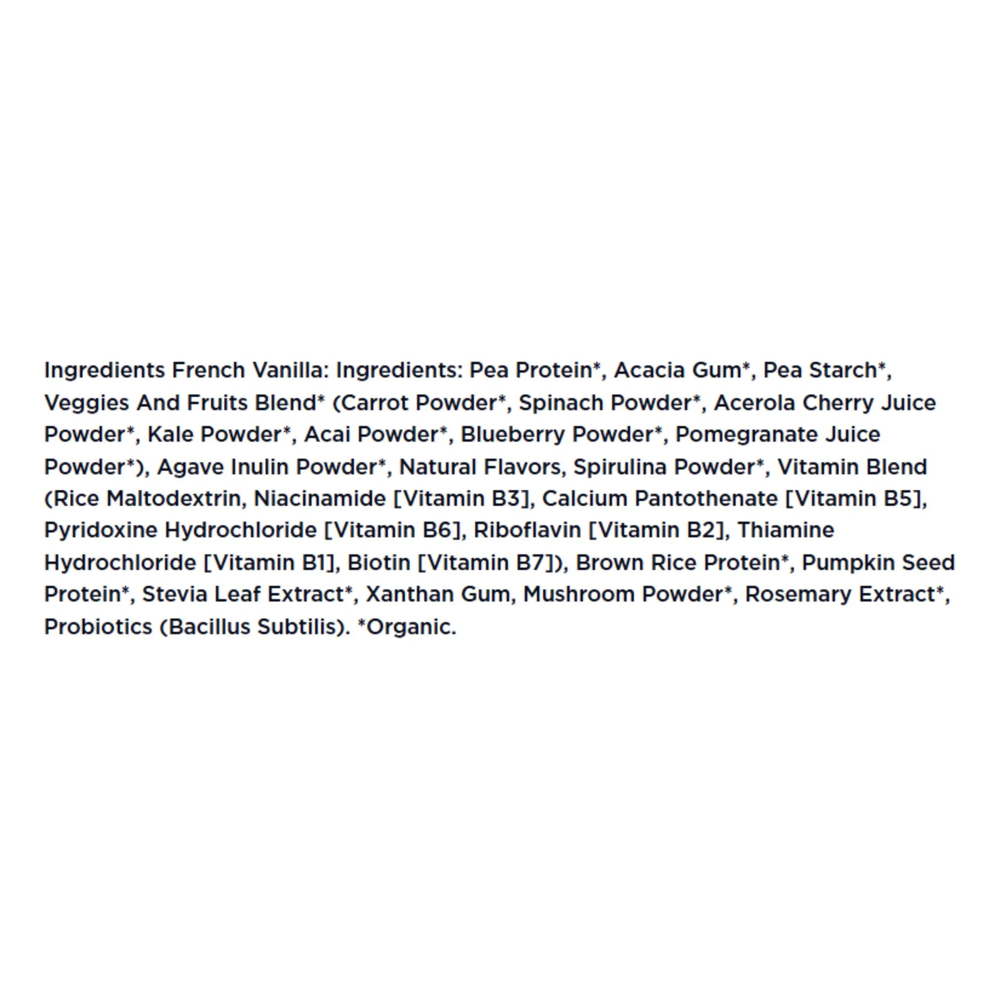 Vega All - In - One Nutrition French Vanilla 827g - Nature's Source Inc