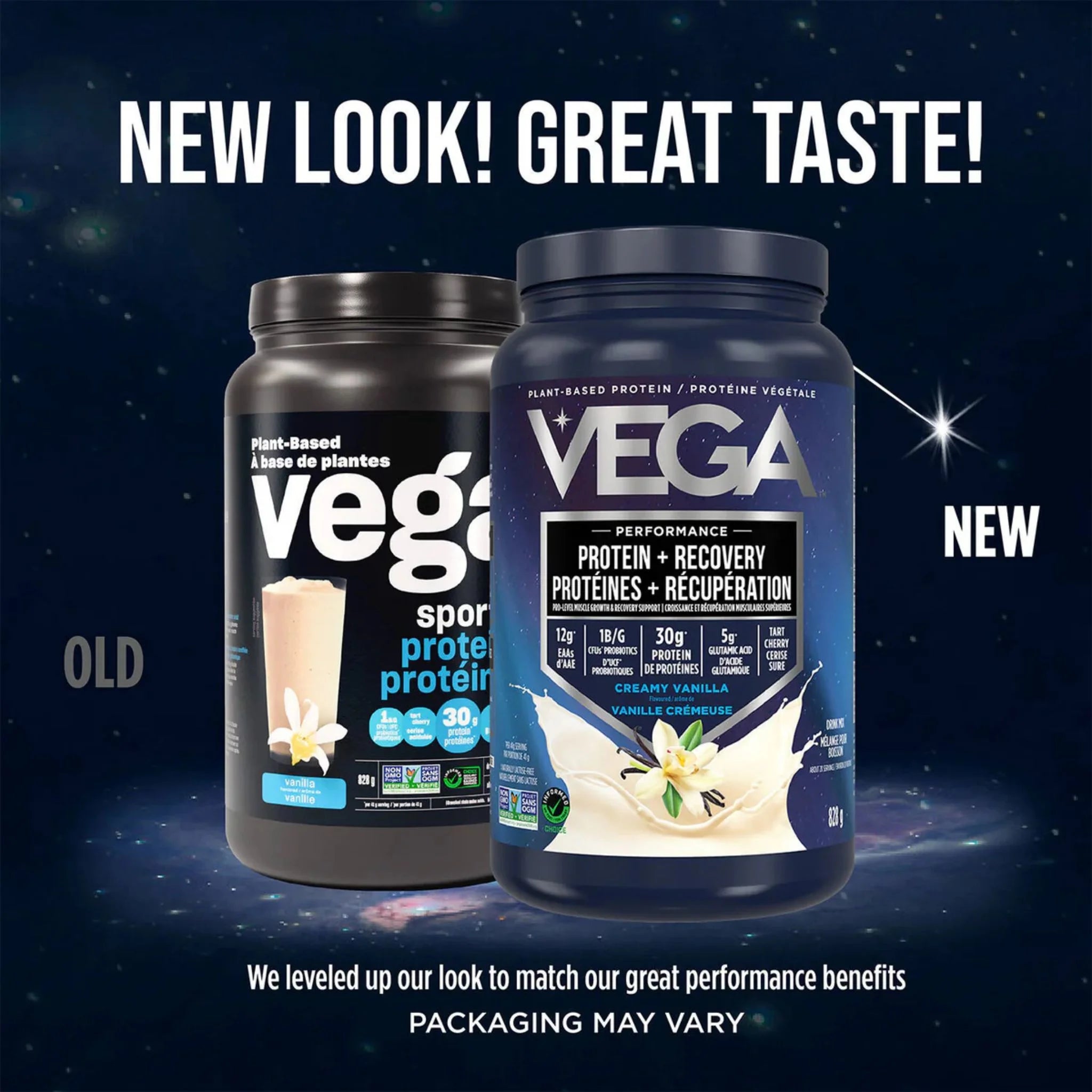 Vega Plant Based Sport Protein Powder Vanilla 828g, 20 Servings