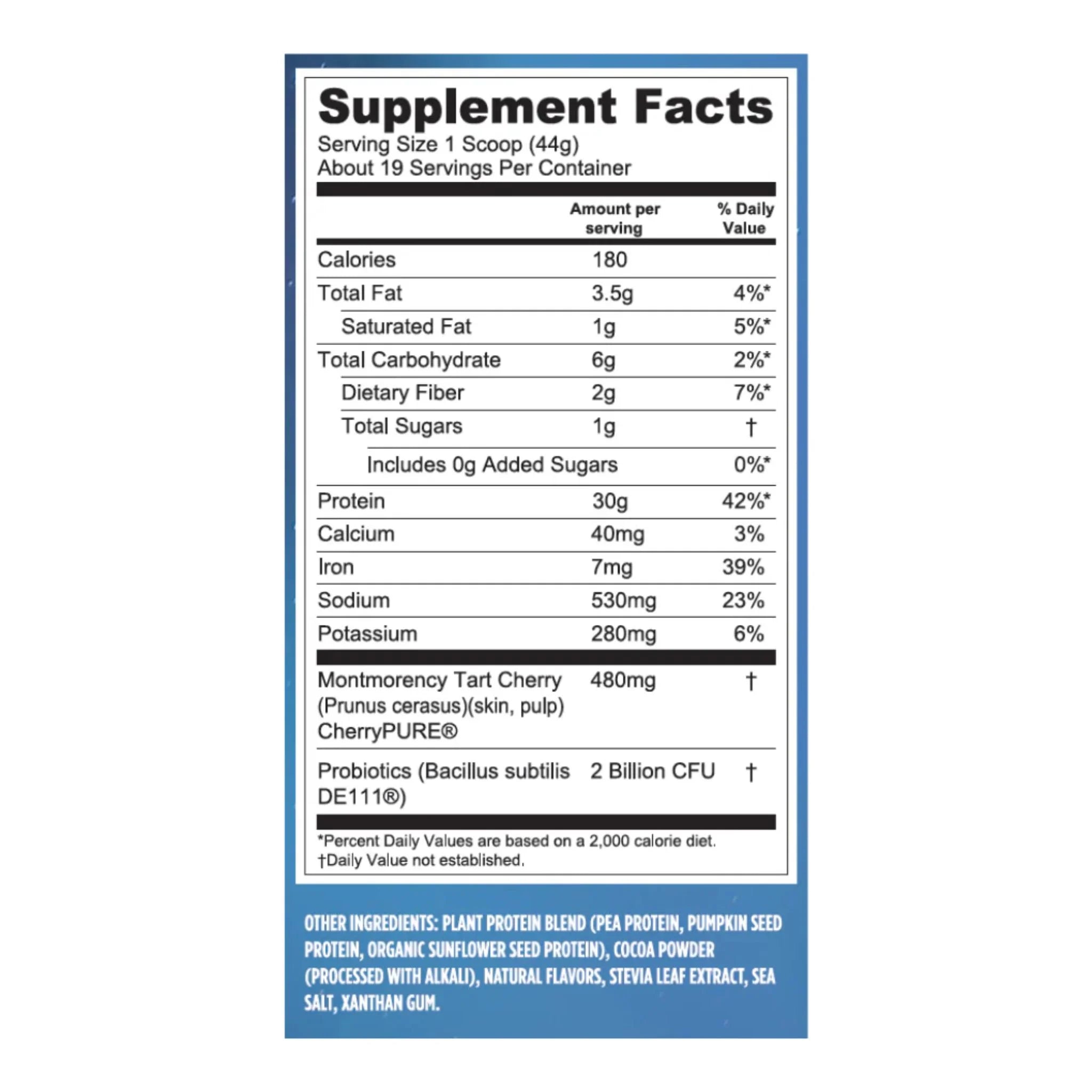 Vega Sport Protein Chocolate 837 g - Nature's Source Inc