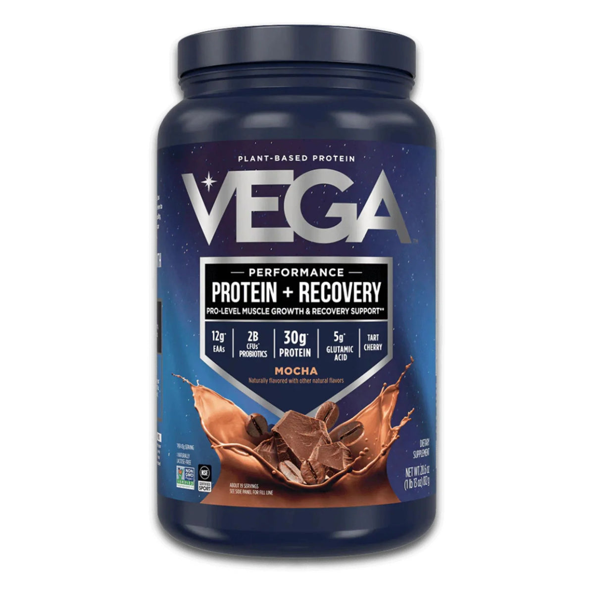 Vega Protein + Recovery Mocha 812g - Nature's Source Inc