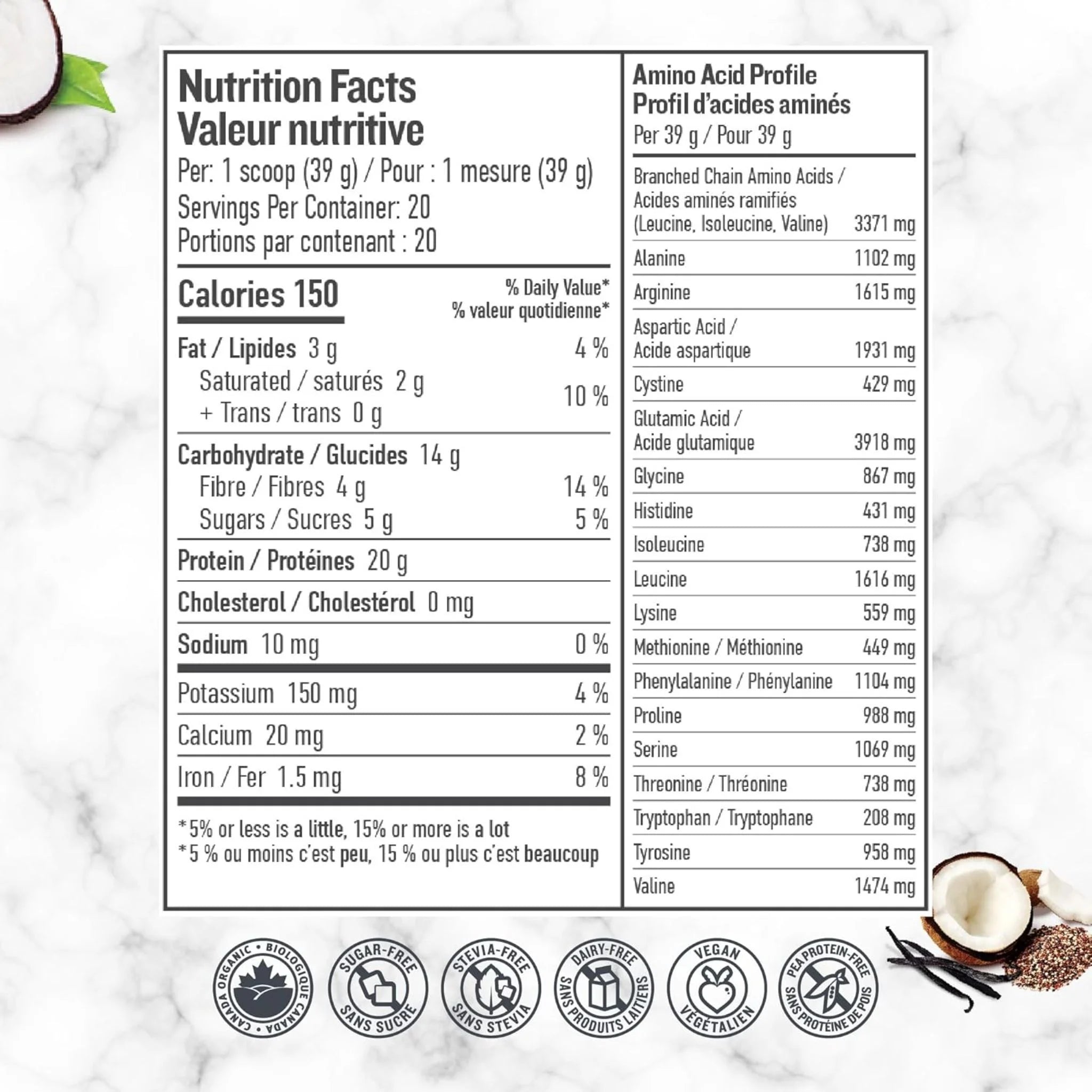 Botanica Perfect Protein Vanilla 780g - Nature's Source Inc