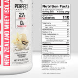 Perfect Sports Diesel New Zealand Whey Isolate Protein Powder, Vanilla, 5lbs