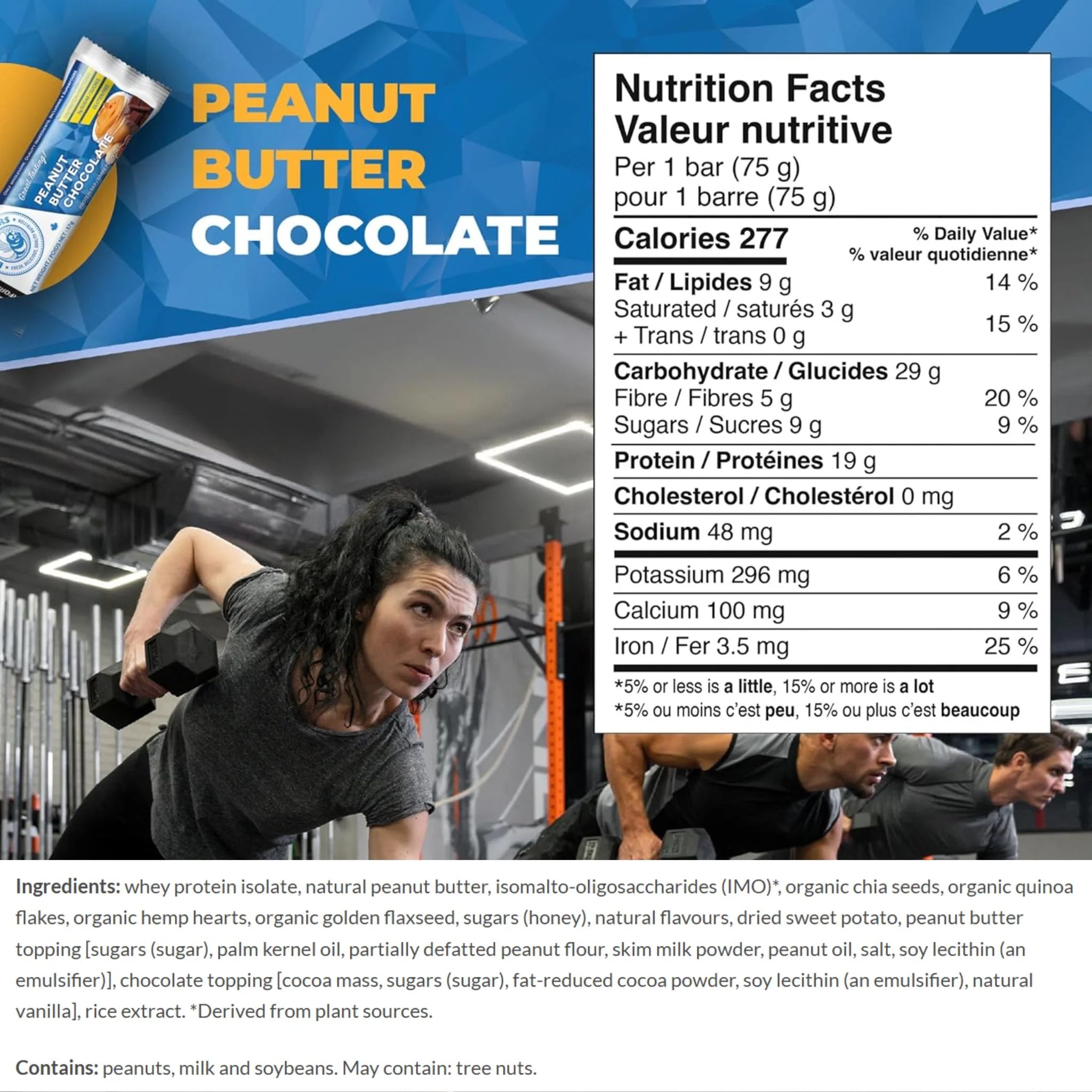 Daryl's Peanut Butter Chocolate Bar 58g