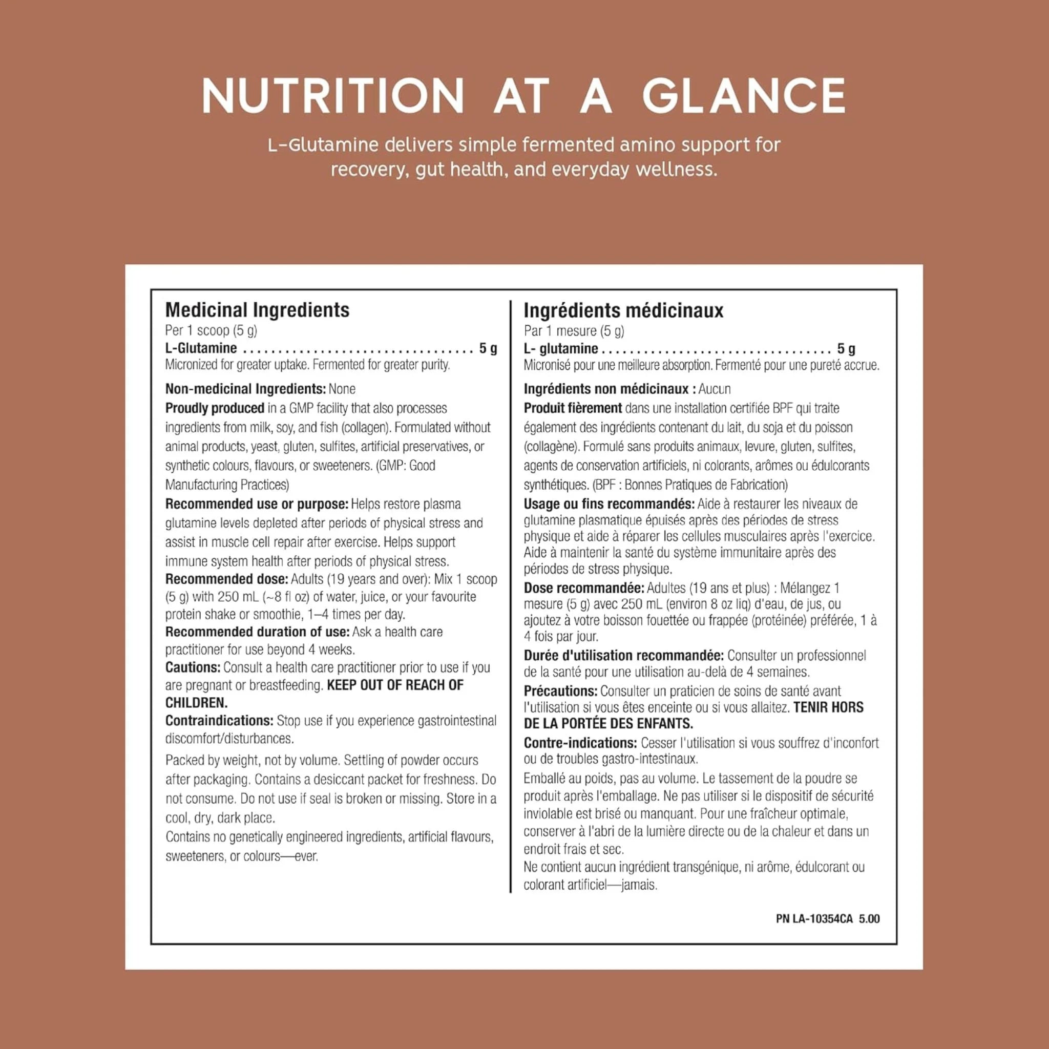 North Coast Naturals Fermented Glutamine 300g