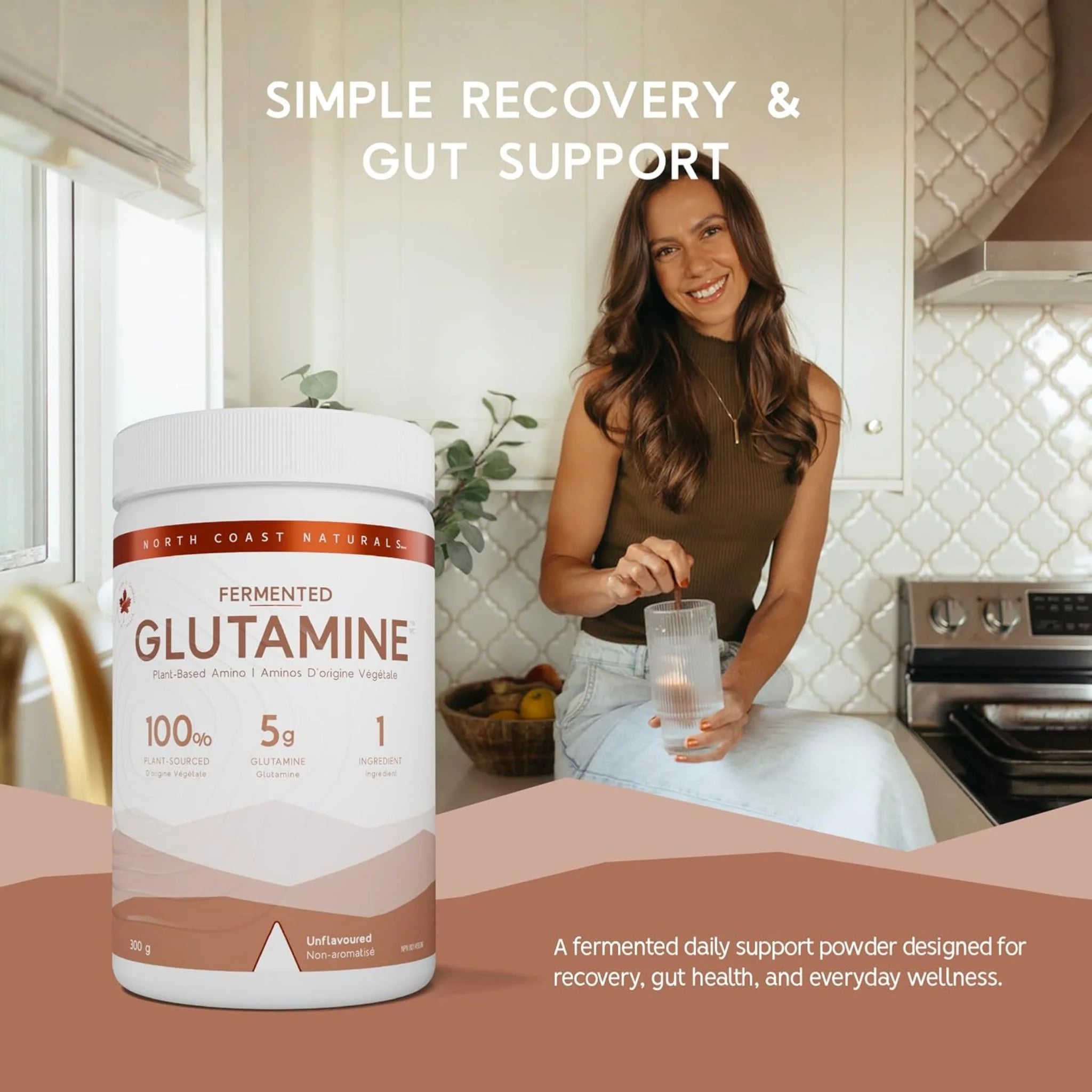 North Coast Naturals Fermented Glutamine 300g