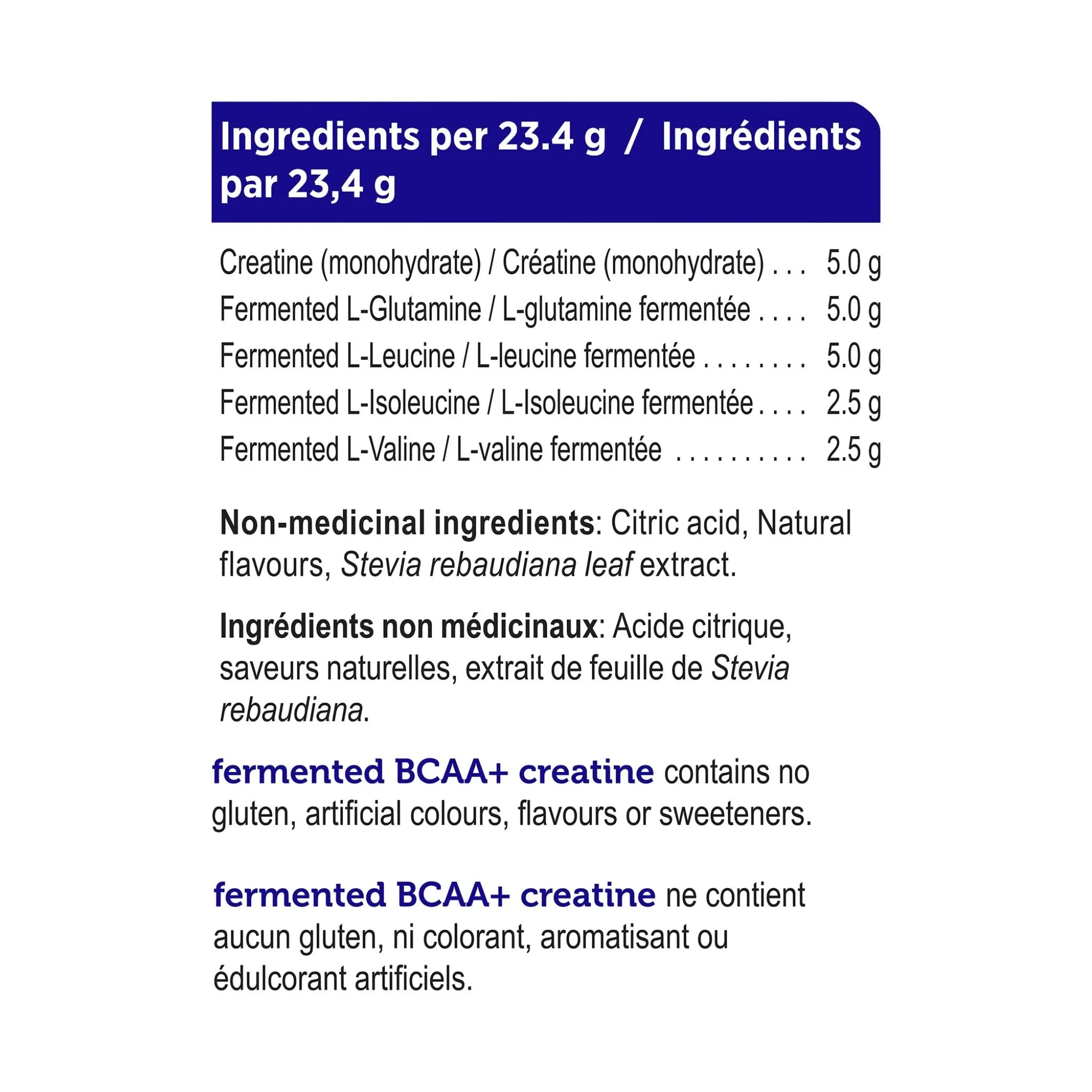 Genuine Health Fermented BCAA+ Creatine Lemon Lime 440g